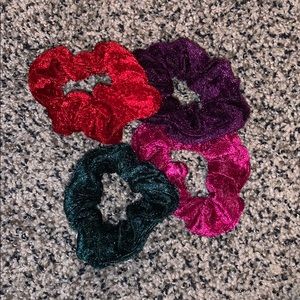 velvet scrunchies